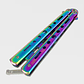 Cuchillo Mariposa de Práctica 100% Seguro - Balisong Sin Filo para Trucos y Flips (Tornasol) - Miniatura 4