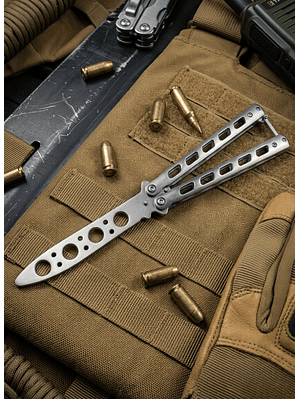 Cuchillo Mariposa Balisong Entrenamiento 31cm - Diseño Americano Premium