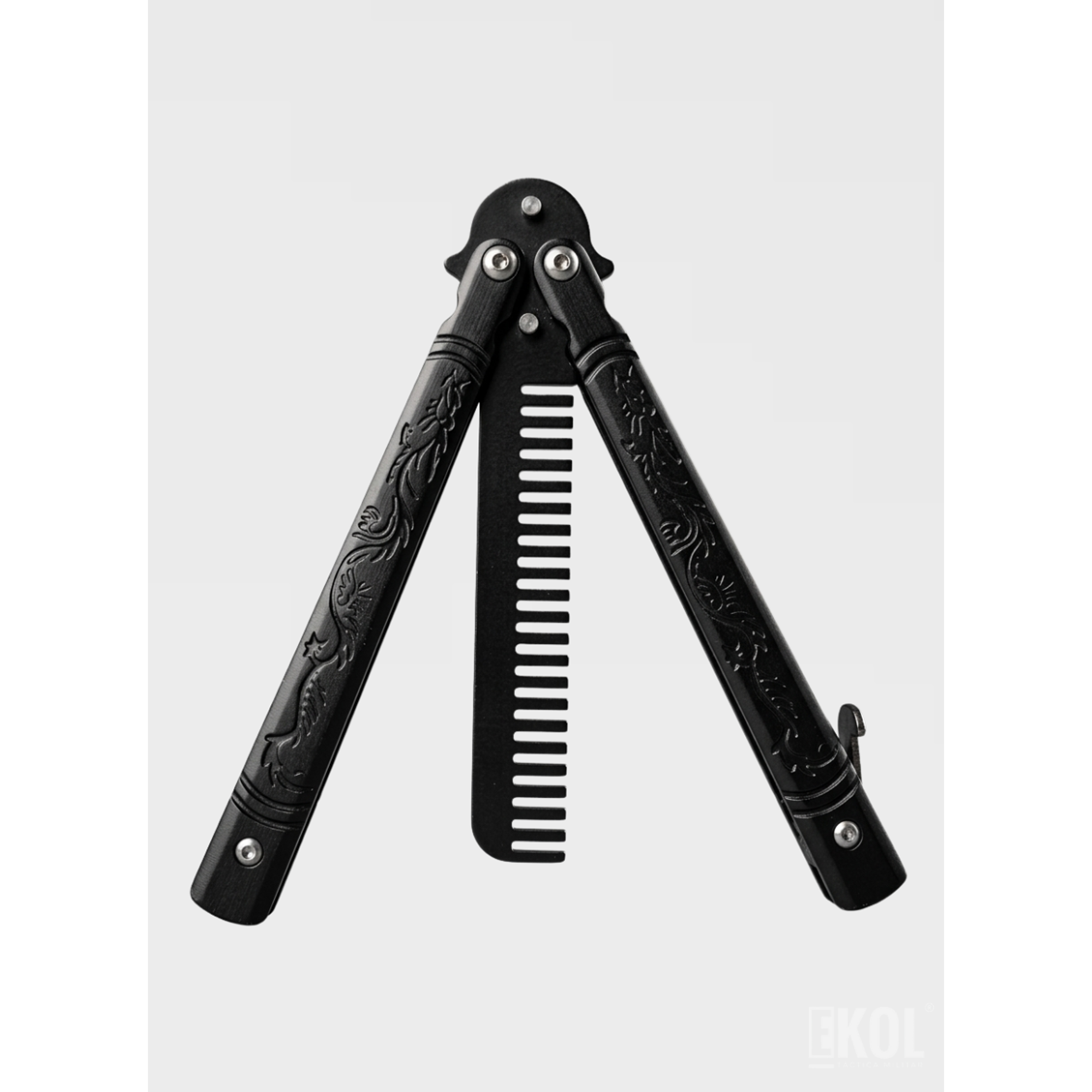 Cuchillo Mariposa De Entrenamiento Kunai Peine Sin Filo Pro 2