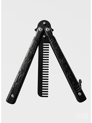 Cuchillo Mariposa De Entrenamiento Kunai Peine Sin Filo Pro