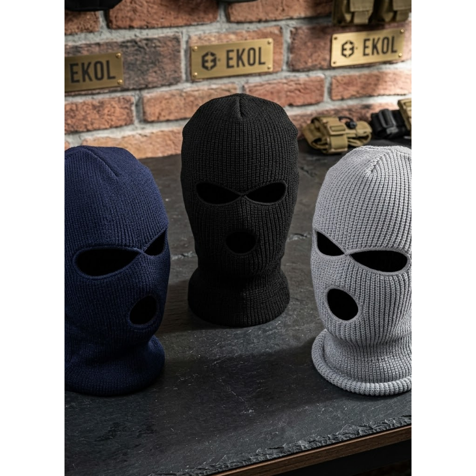 Pasamontaña Airsoft Tactico Paintball Tres Aberturas 1