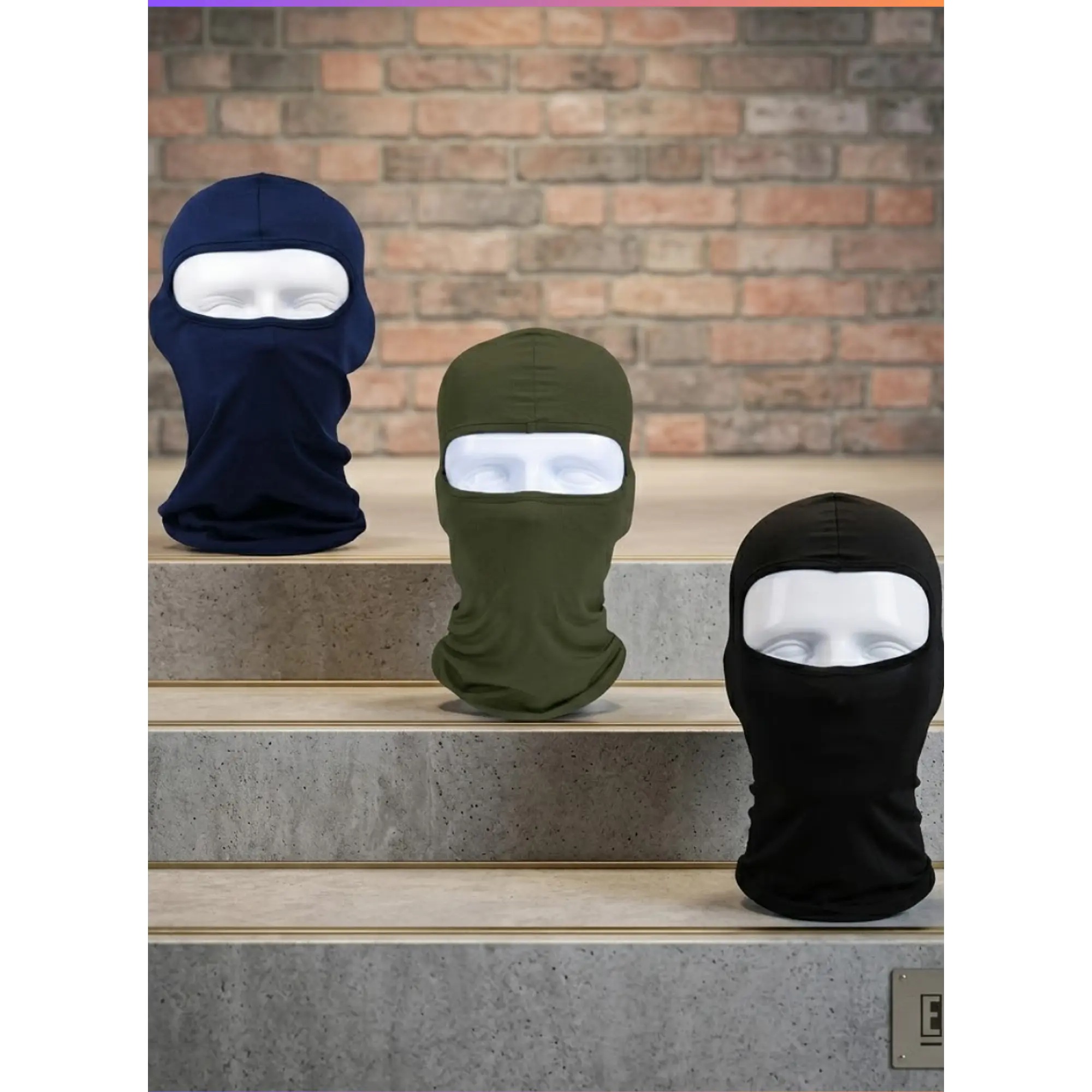 Balaclava Pasamontaña Lycra Uniformados Moto Trecking Ciclismo 2