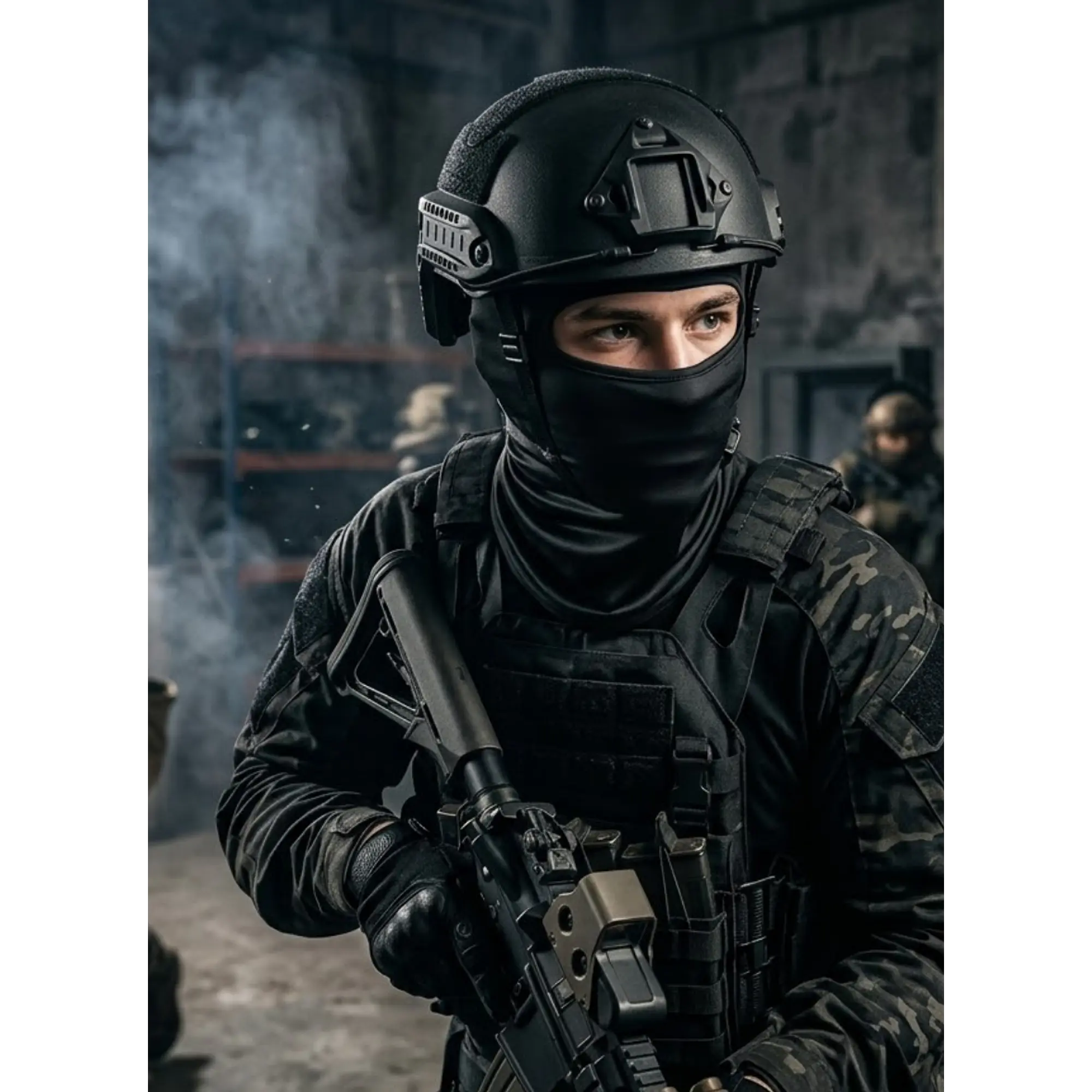 Balaclava Pasamontaña Lycra Uniformados Moto Trecking Ciclismo 1