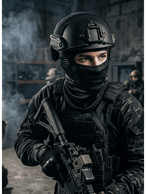 Balaclava Pasamontaña Lycra Uniformados Moto Trecking Ciclismo