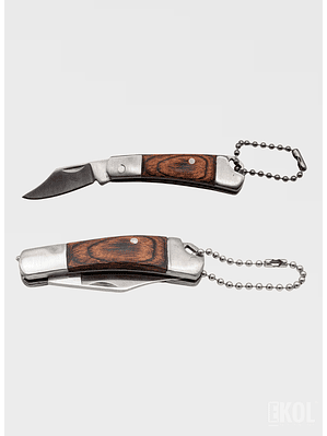 Mini Navaja Táctica Llavero Plegable 5cm Acero Inoxidable EDC