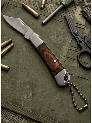 Mini Navaja Táctica Llavero Plegable 5cm Acero Inoxidable EDC