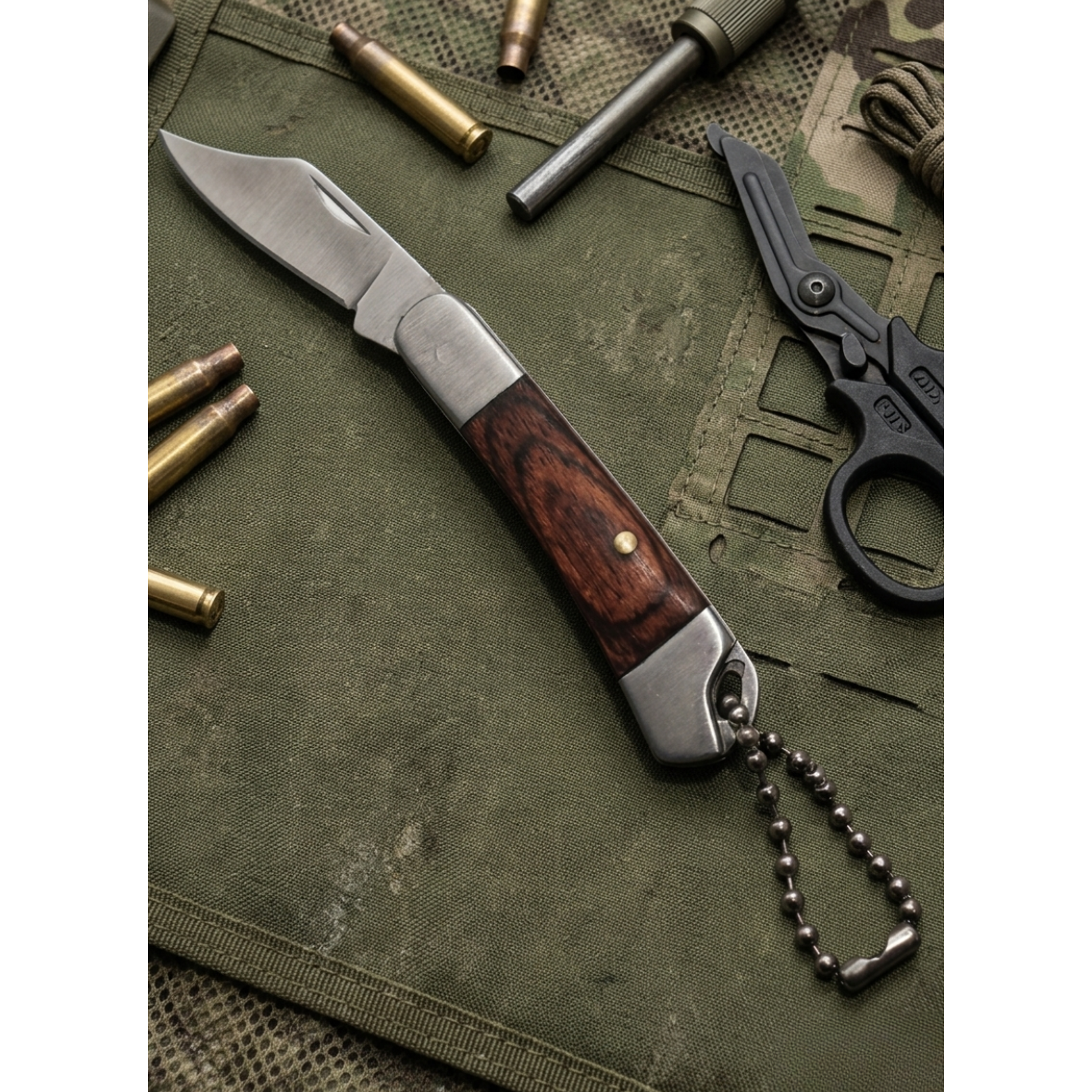 Mini Navaja Táctica Llavero Plegable 5cm Acero Inoxidable EDC 1