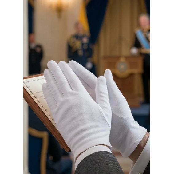Guantes Blancos Formal Liso Ceremonial  2
