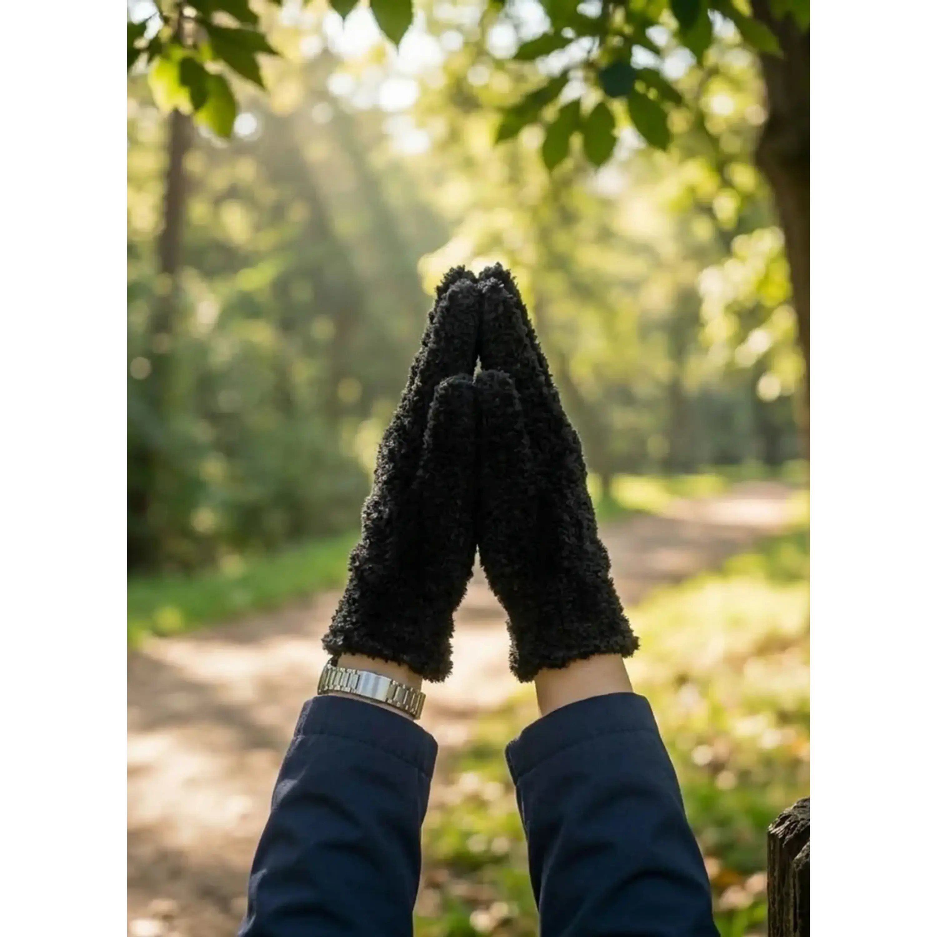 Guantes Lana Invierno Paño Chiporro Clima Frio 2