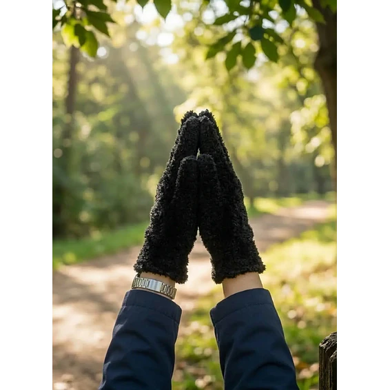 Guantes Lana Invierno Paño Chiporro Clima Frio 2