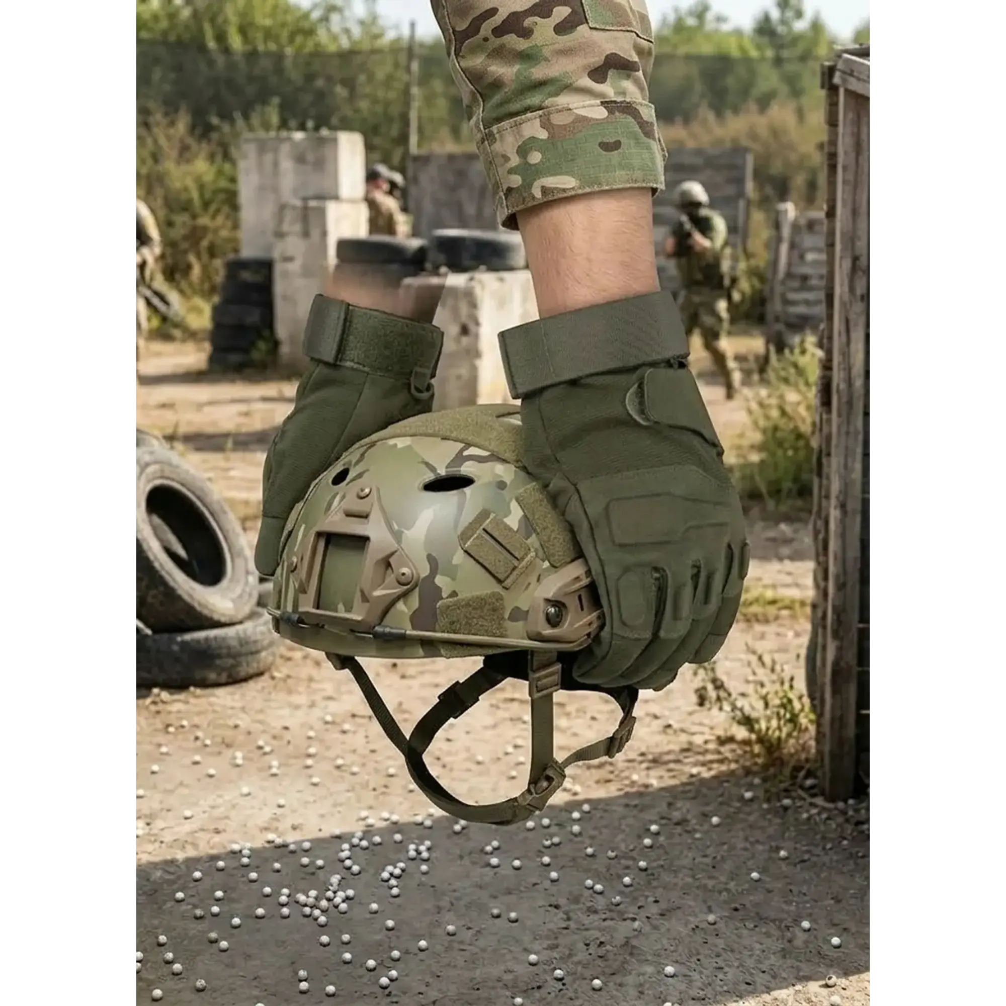 Guantes Largos Proteccion -Motos Bicicletas Tacticos Li 2