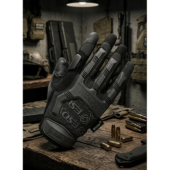 Guantes Tácticos Protección Dedos Nudillos Camping 3