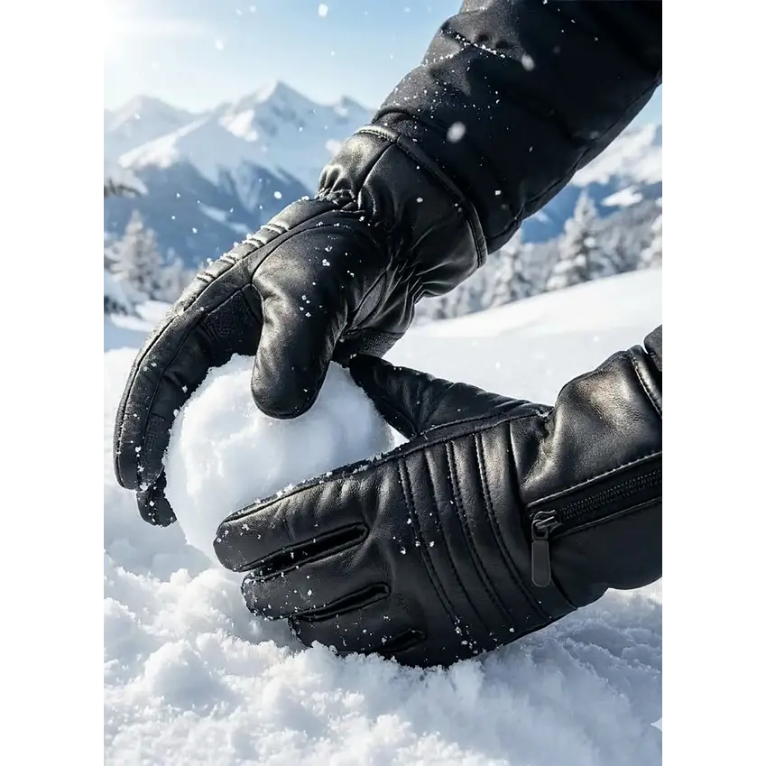 Guantes De Invierno Montañismo Para La Nieve Con Cierre 2
