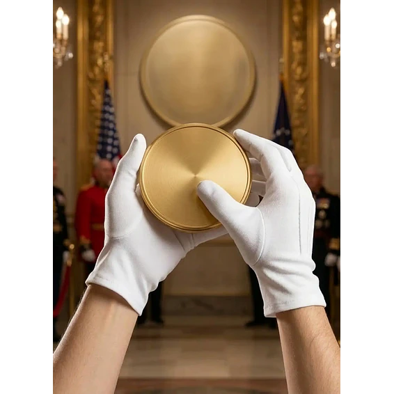 Guantes Blancos Formal Algodón Guardia Honor  2