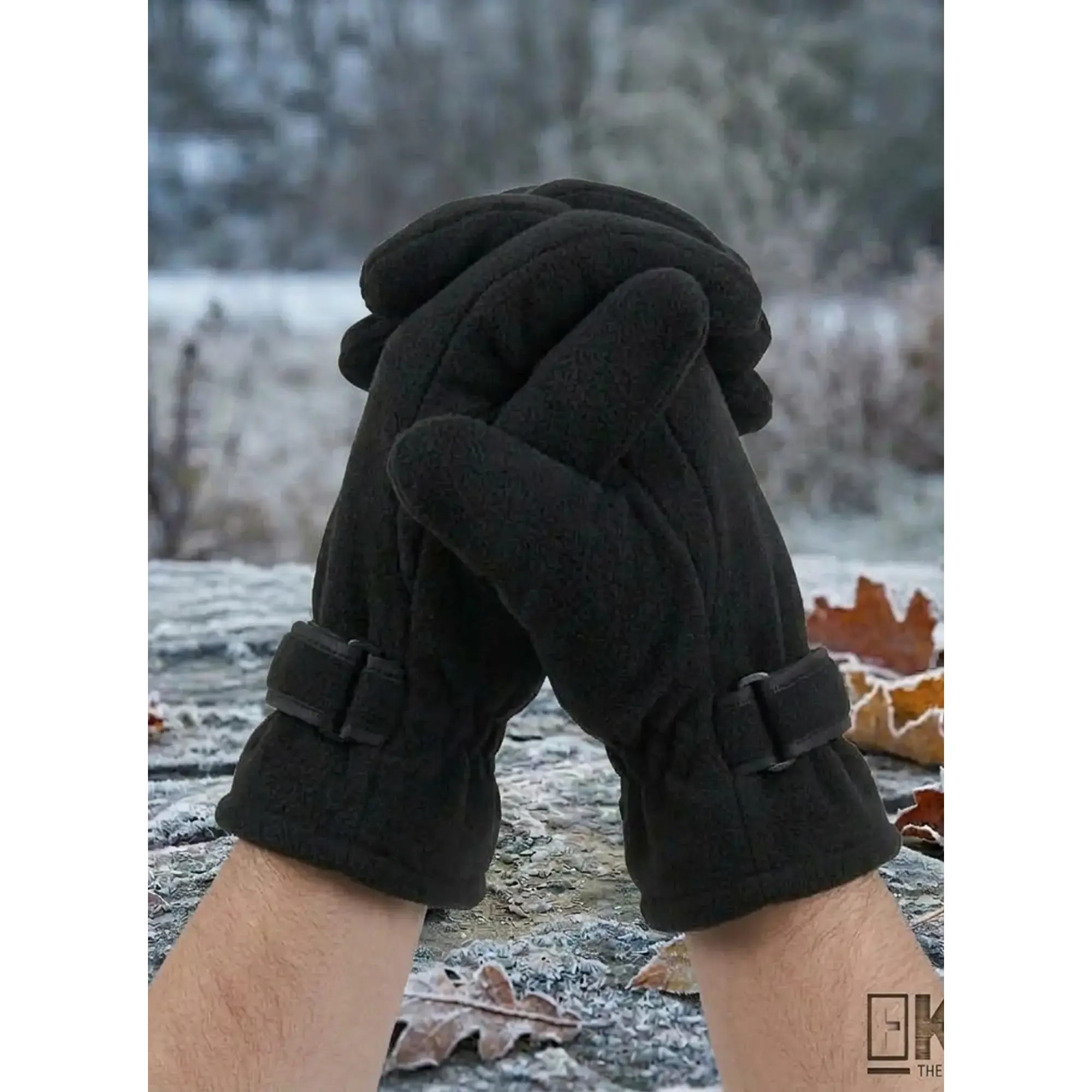 Guante Forro Polar Ajustable Clima Frío Calidad Premiun 2