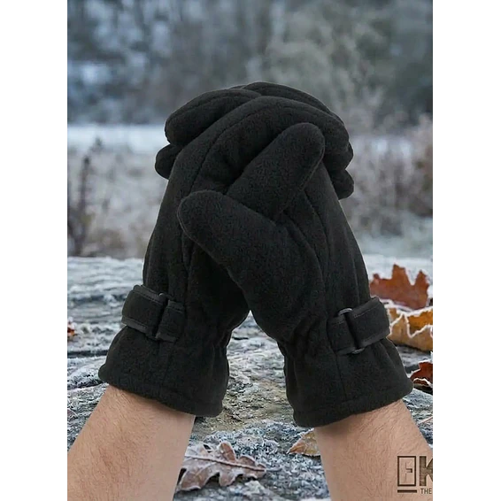 Guante Forro Polar Ajustable Clima Frío Calidad Premiun 2