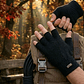 Guante Mitones Lana Térmico Clima Frío Gloves  Sin Dedos - Miniatura 2