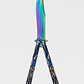 Cuchillo Mariposa Entrenamiento y Colección - Filo Calavera 23cm Diseños Surtidos - Miniatura 2