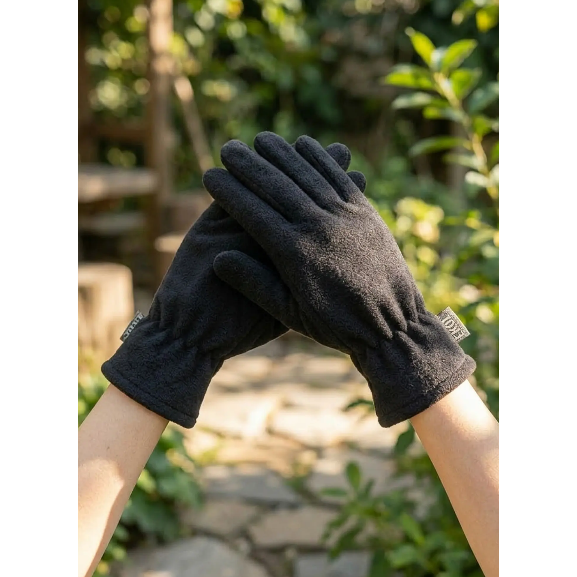 Guante De Forro Polar Ajustable Clima Frío Lluvia  2