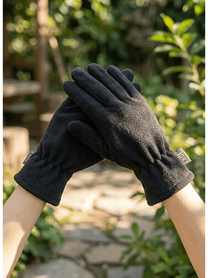 Guante De Forro Polar Ajustable Clima Frío Lluvia 