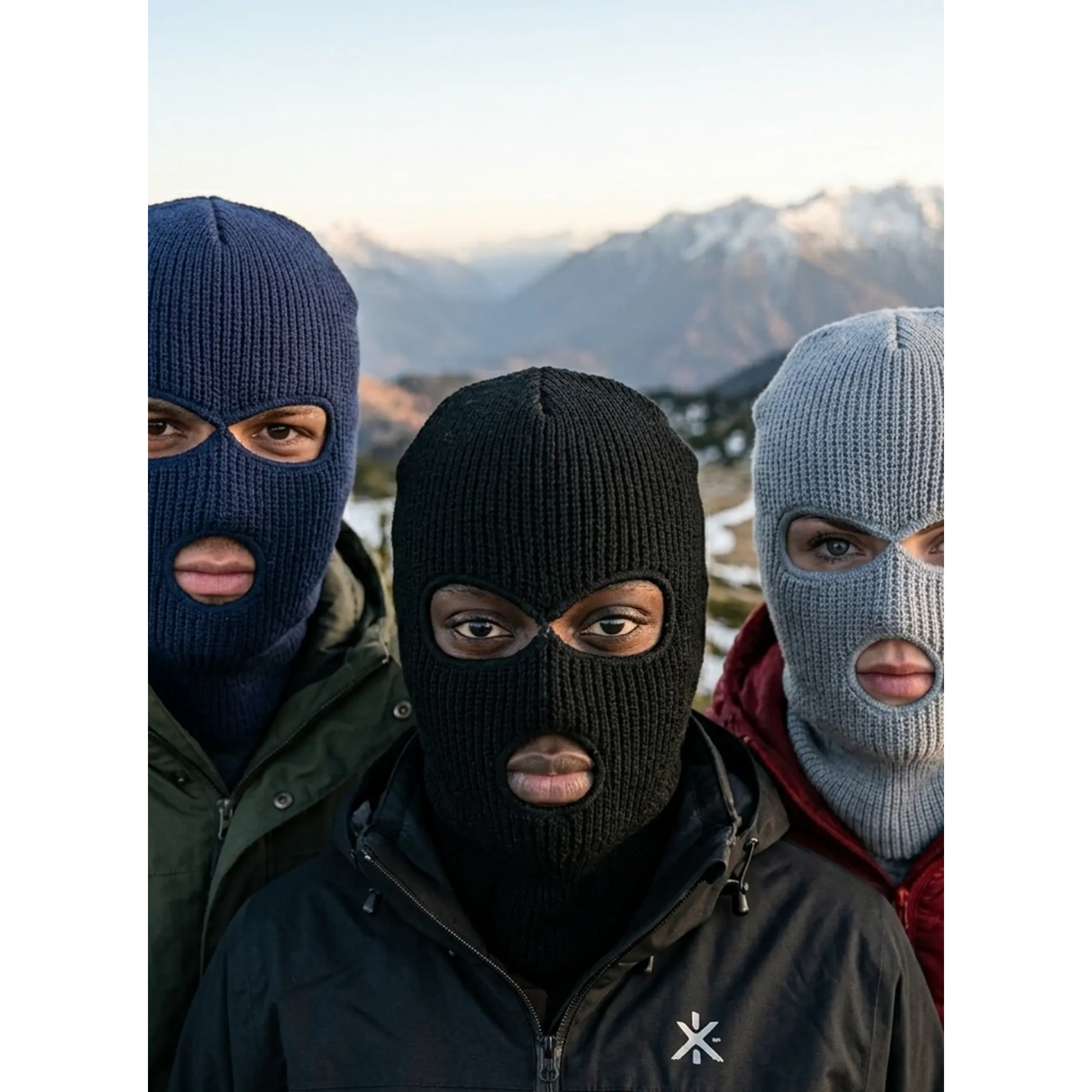 Pasamontaña Airsoft Tactico Paintball Tres Aberturas 2