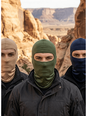 Balaclava Pasamontaña Lycra Uniformados Moto Trecking Ciclismo