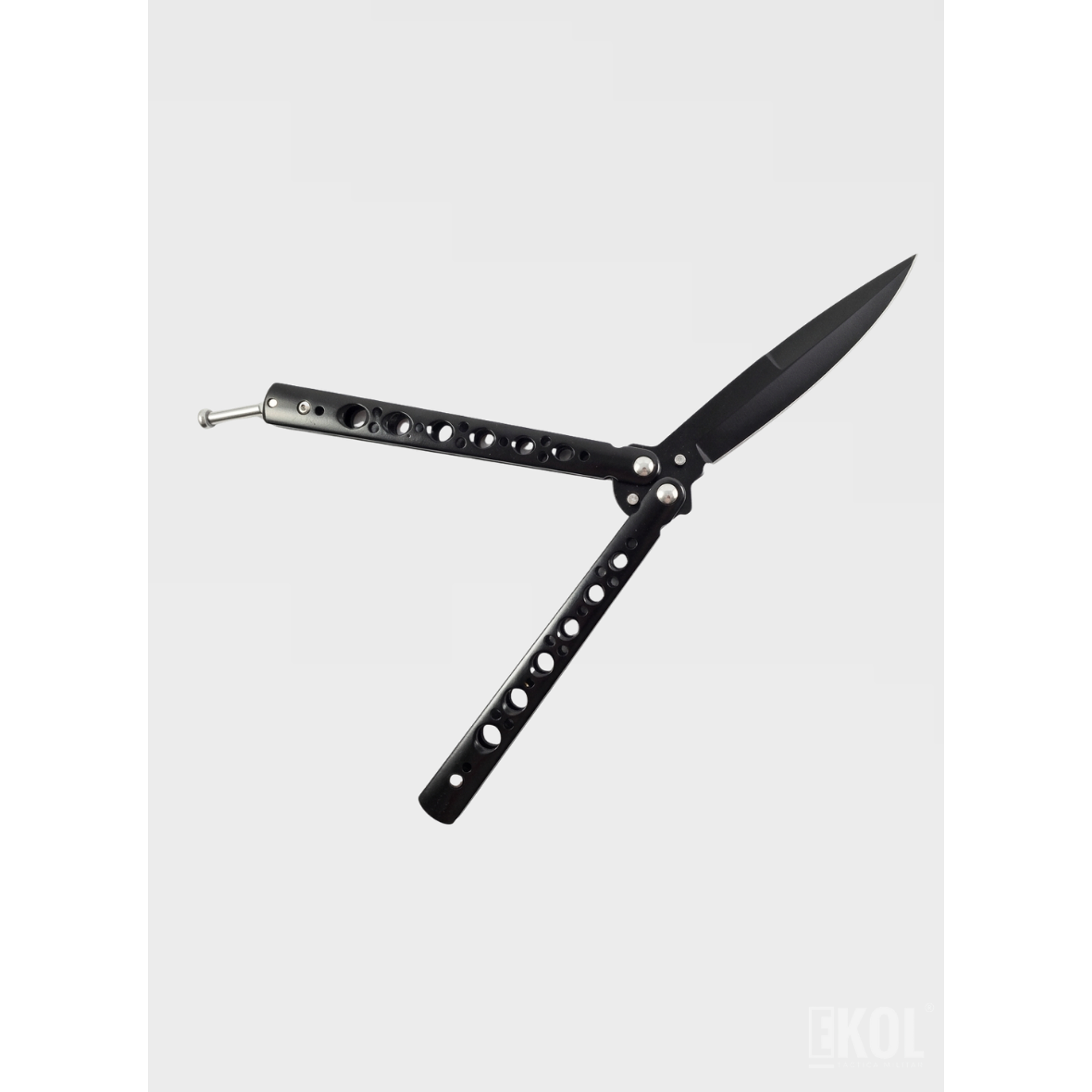 Navaja Mariposa Recta Táctica 23cm - Entrenamiento y Colección 2