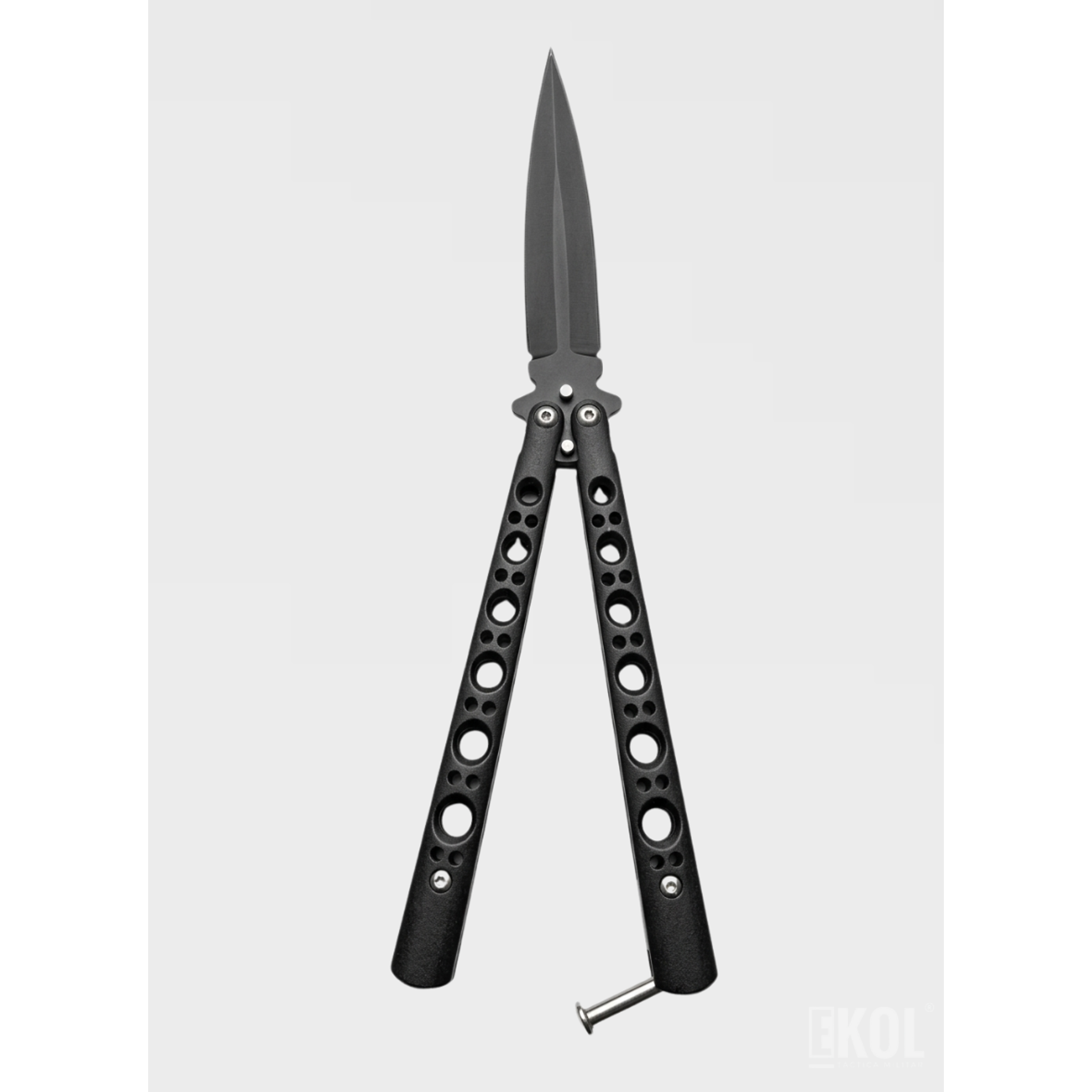 Navaja Mariposa Recta Táctica 23cm - Entrenamiento y Colección 3