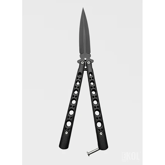 Navaja Mariposa Recta Táctica 23cm - Entrenamiento y Colección 3