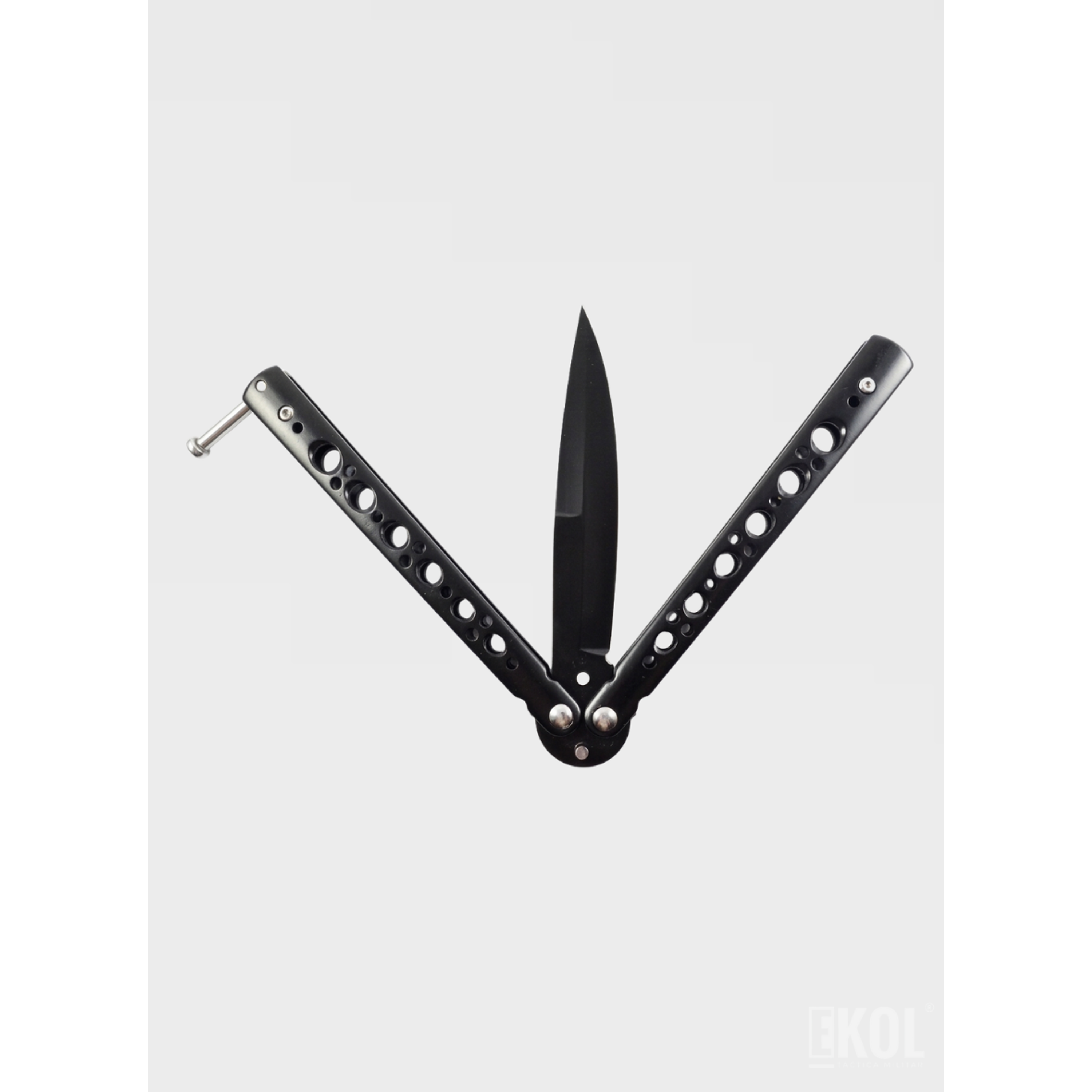 Navaja Mariposa Recta Táctica 23cm - Entrenamiento y Colección 5