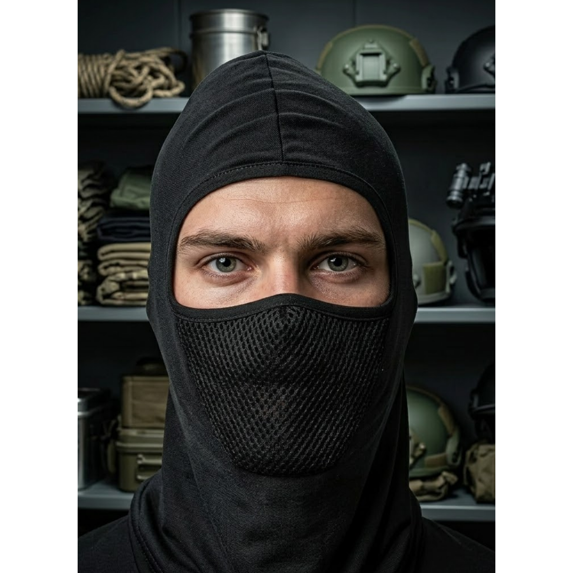 Pasamontaña Lycra Elásticados + Maya Ciclistas. 1