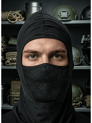 Pasamontaña Lycra Elásticados + Maya Ciclistas.