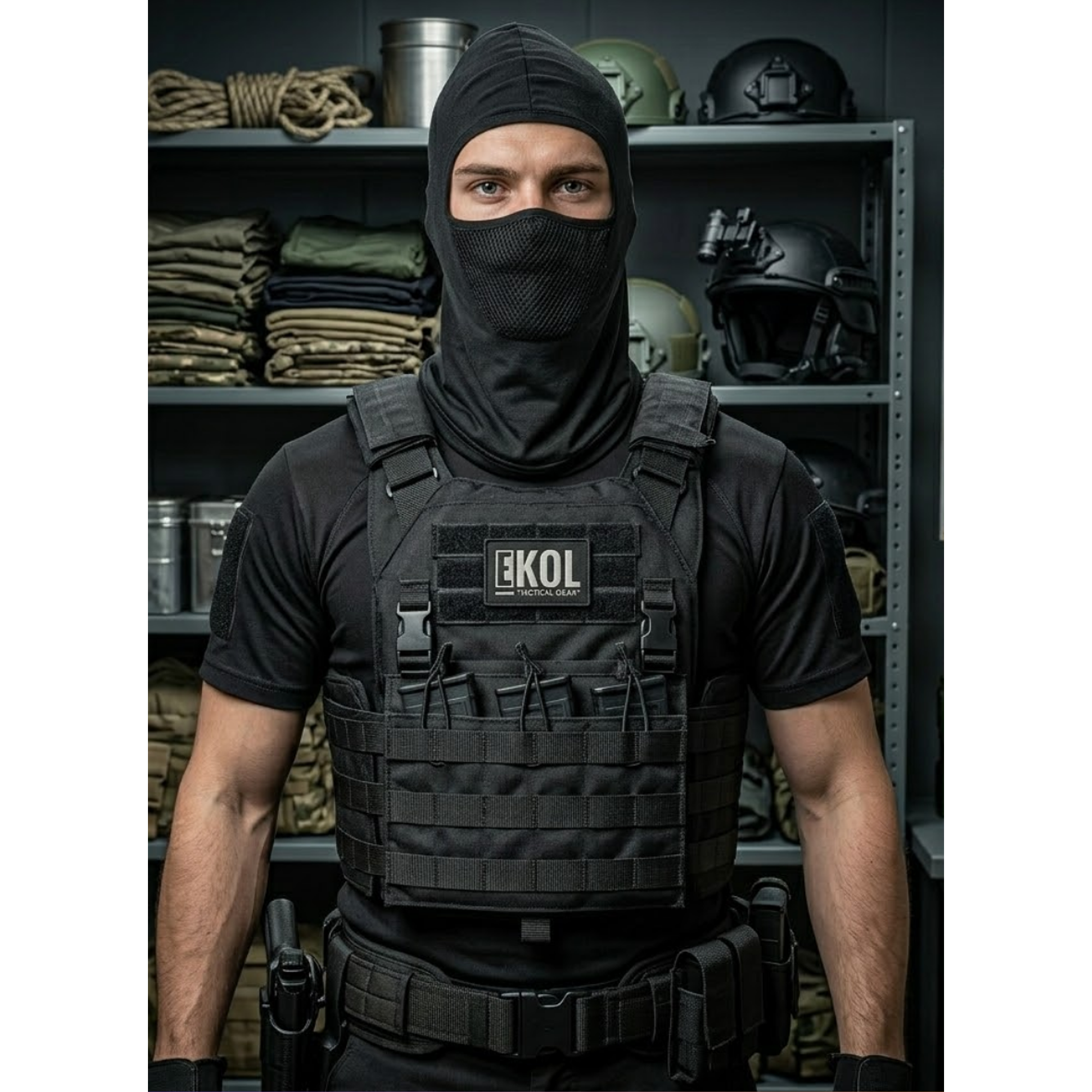 Pasamontaña Lycra Elásticados + Maya Ciclistas. 2