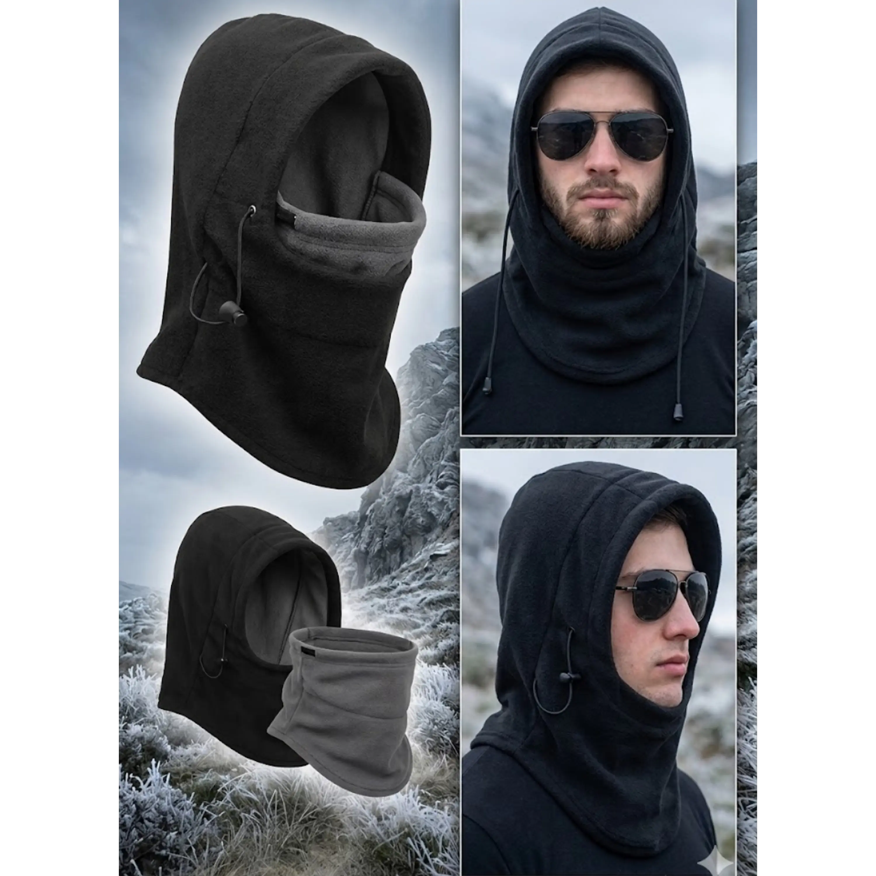 Pasamontaña Polar Térmico Frio Protector Clima Invierno  1