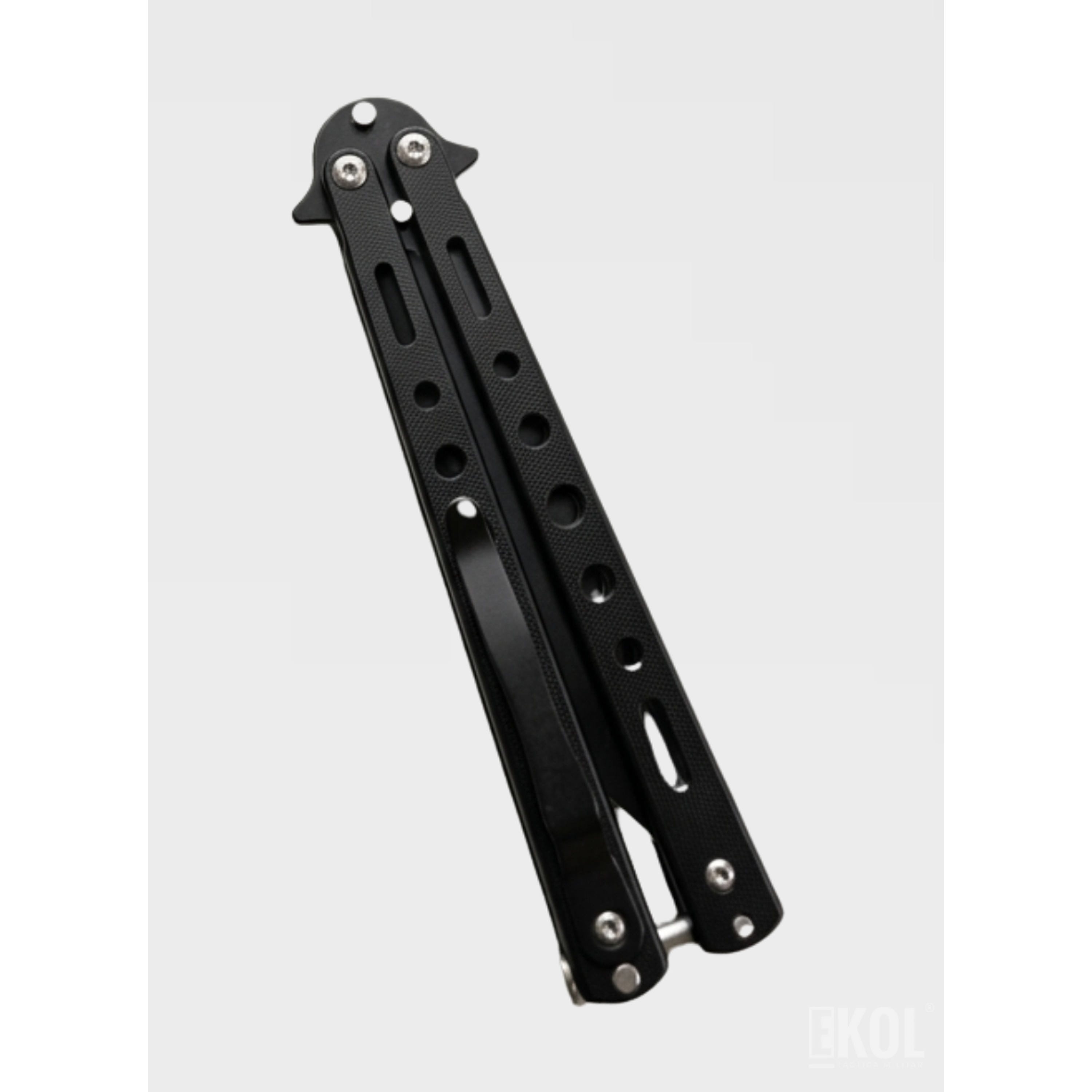 Navaja Mariposa Táctica 23cm - Acero Inoxidable de Alta Resistencia Con Filo 5