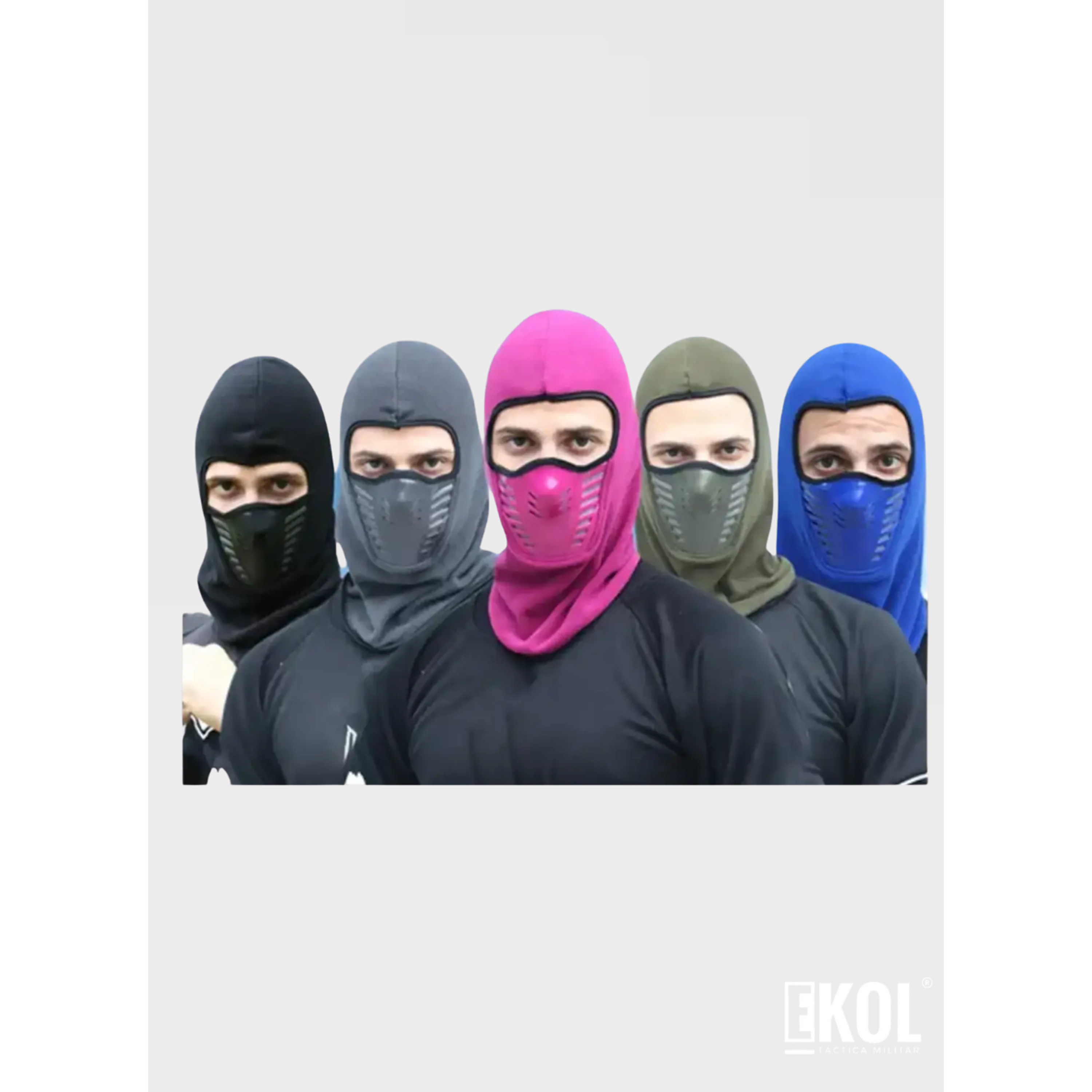 Balaclava Pasamontaña Toca Ninja Mascarilla Protectora 6