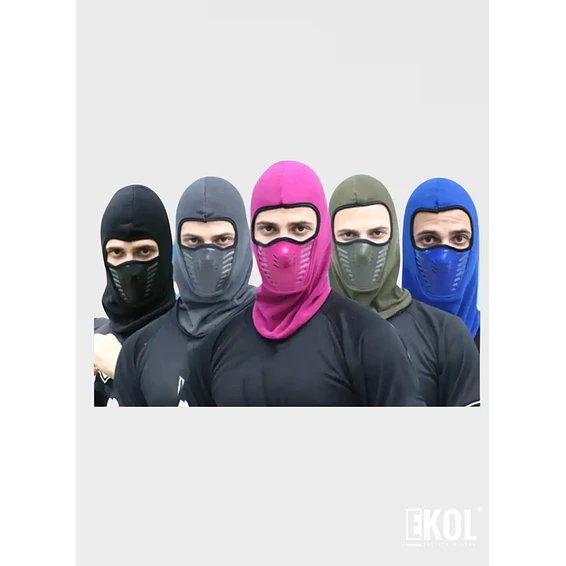 Balaclava Pasamontaña Toca Ninja Mascarilla Protectora 6