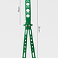 Navaja Mariposa De Práctica Butterfly Knife Entrenamiento 23 cm Verde - Miniatura 3