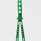 Navaja Mariposa De Práctica Butterfly Knife Entrenamiento 23 cm Verde - Miniatura 2