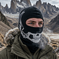 Balaclava Lycra Térmica Tactica Calavera - Moto Ciclismo - Miniatura 2
