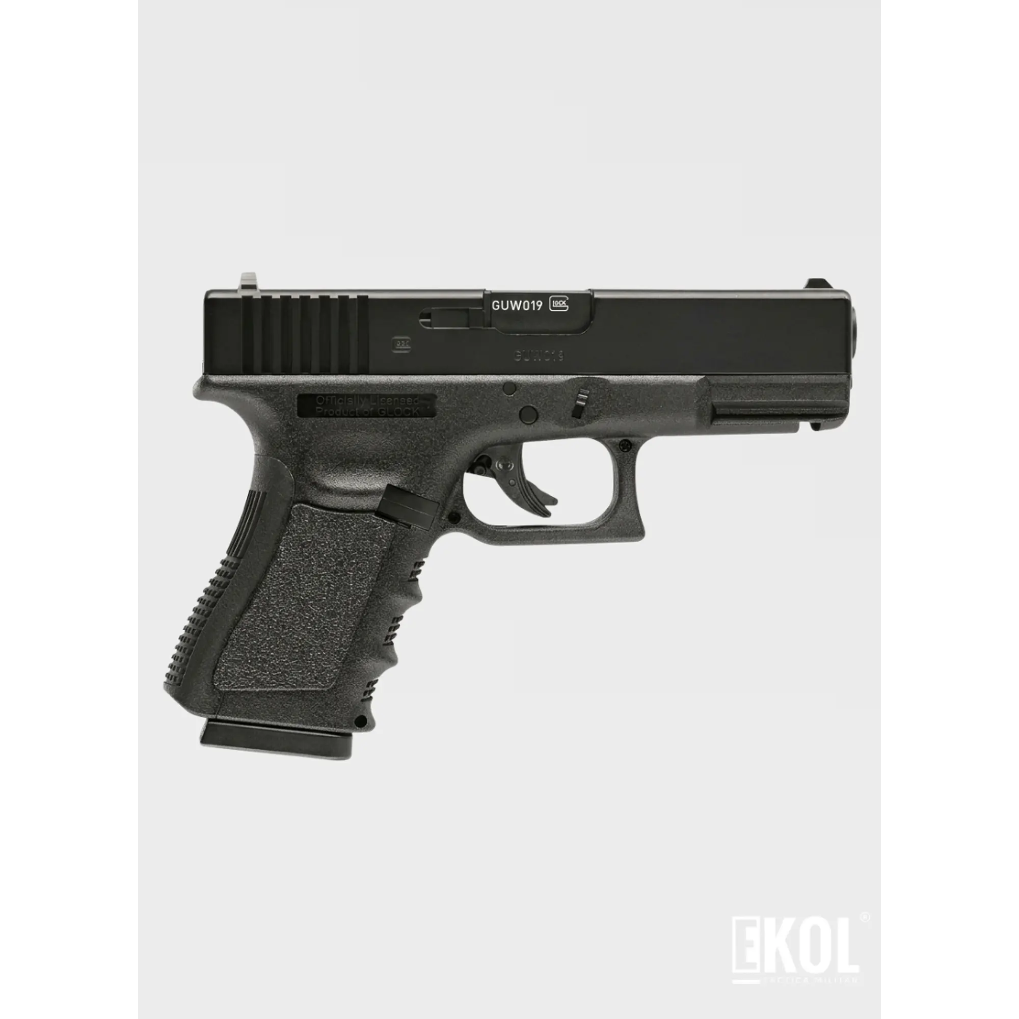 Pistola CO2 Tactica Glock 19 Gen 3 Balin Cal. 4.5mm 2