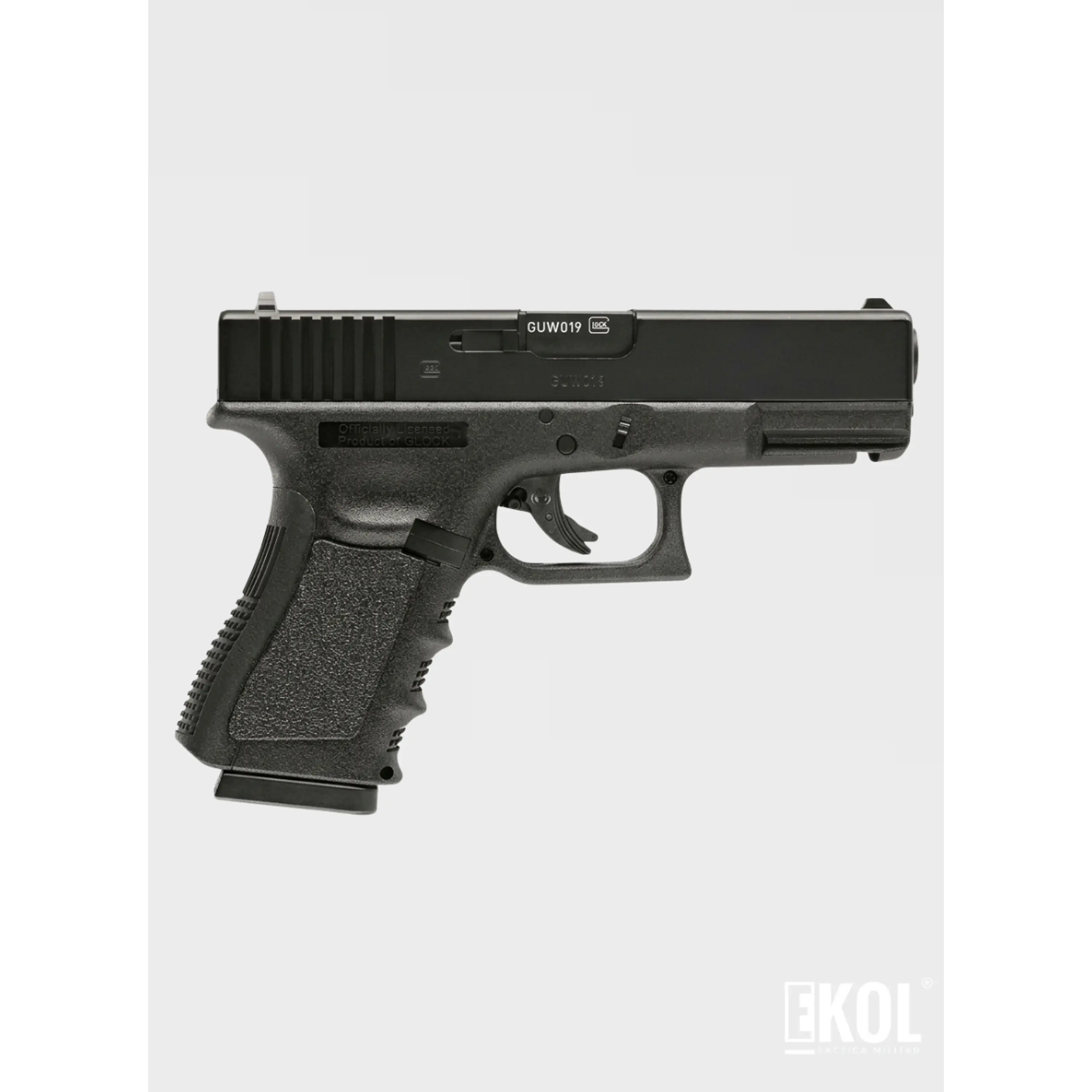 Pistola CO2 Tactica Glock 19 Gen 3 Balin Cal. 4.5mm 2