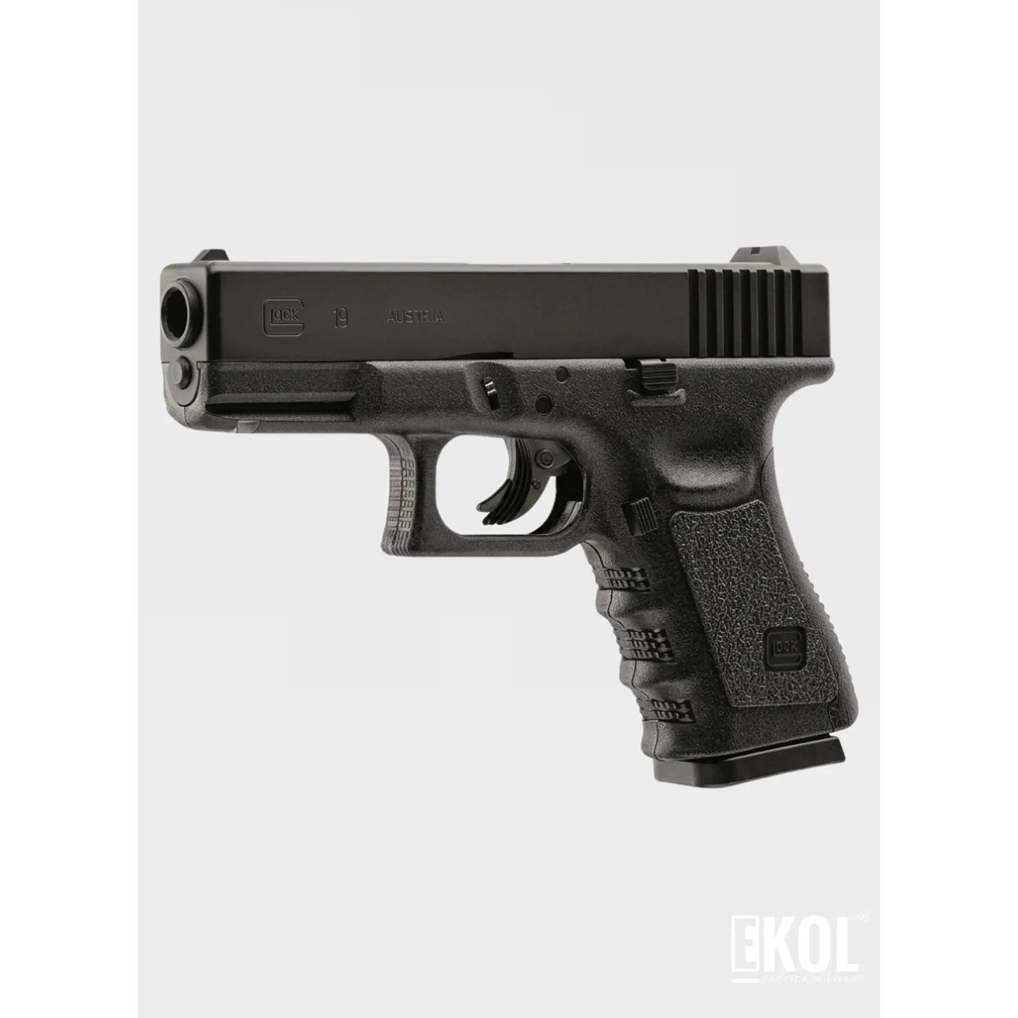 Pistola CO2 Tactica Glock 19 Gen 3 Balin Cal. 4.5mm 5