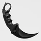 Cuchillo Karambit Táctico Militar 18 cm - Con Funda y Cadena - Miniatura 2