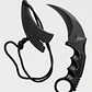 Cuchillo Karambit Táctico Militar 18 cm - Con Funda y Cadena - Miniatura 7