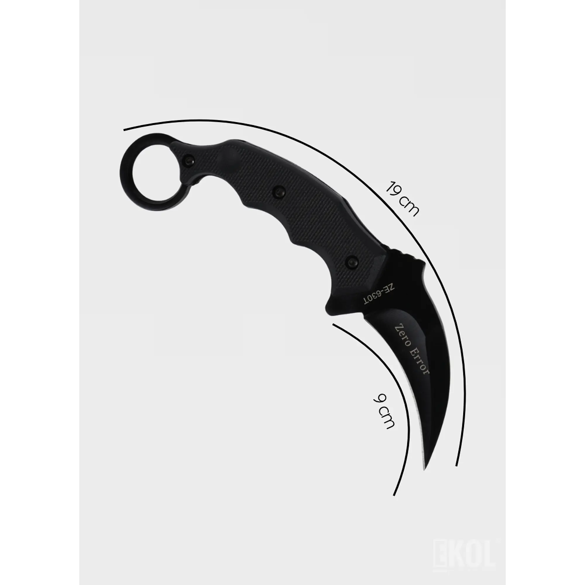Cuchillo Karambit Táctico 19cm + Estuche Rígido | Outdoor y Supervivencia 4