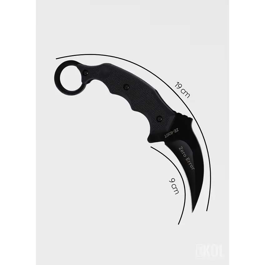 Cuchillo Karambit Táctico 19cm + Estuche Rígido | Outdoor y Supervivencia 4