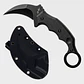 Cuchillo Karambit Táctico 19cm + Estuche Rígido | Outdoor y Supervivencia - Miniatura 3