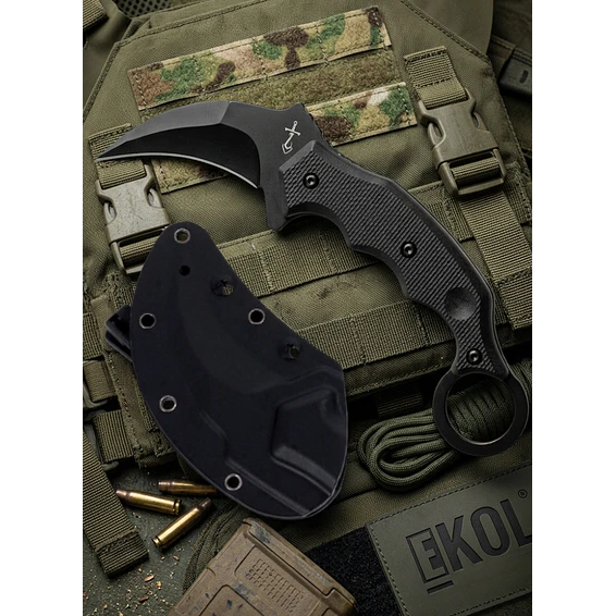 Cuchillo Karambit Táctico 19cm + Estuche Rígido | Outdoor y Supervivencia 1