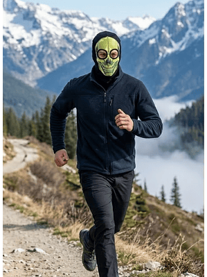 Pasamontaña Calavera Green Airsoft  Paintball